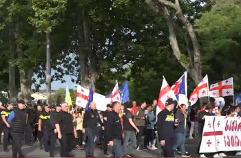 ,,არა რუსულ კანონს“ - გორში პროტესტი გრძელდება 10.05.2024