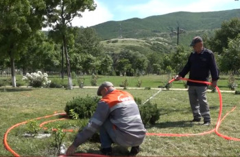 საზაფხულო უნიფორმები გორის კეთილმოწყობის სააგენტოს თანამშრომლებს 5.06.2025