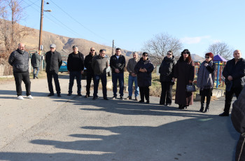 გორის საკრებულოს წარმომადგენლები სოფელ ქვახვრელში იმყოფებოდნენ