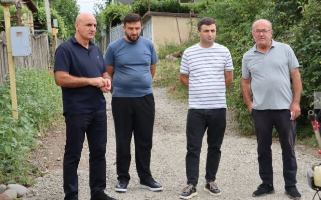 სოფელ აბისისთავში შიდა საუბნო გზის მოწესრიგება დაიწყო