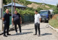 ქარელის სოფელ ჭანდრებში საგზაო ინფრასტრუქტურის მოწესრიგება მიმდინარეობს