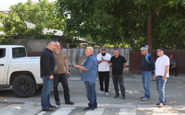 ხაშურში ბექაურისა და თუმანიშვილის ქუჩებზე სარეაბილიტაციო სამუშაოები დასასრულს უახლოვდება
