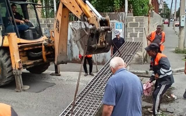 გორში დასუფთავების სამუშაოები გრძელდება