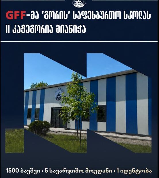 მრავალწლიანი პაუზის შემდეგ საფეხბურთო სკოლა „გორმა“ II კატეგორია მოიპოვა