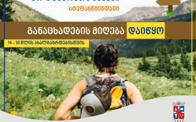 გორელი ახალგაზრდებისთვის სტეფანწმინდაში მოლაშქრეთა ბანაკი მოეწყობა
