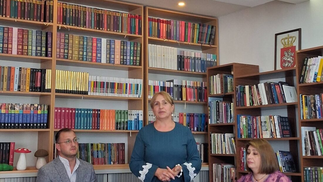ნონა გულიაშვილის შემოქმედებითი საღამო გაიმართა ხაშურის ბიბლიოთეკაში