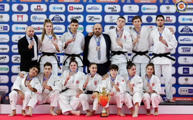 გორელმა ძიუდოისტმა გიგი გიუნაშვილმა ევროპის ჩემპიონატზე ბრინჯაოს მედალი მოიპოვა