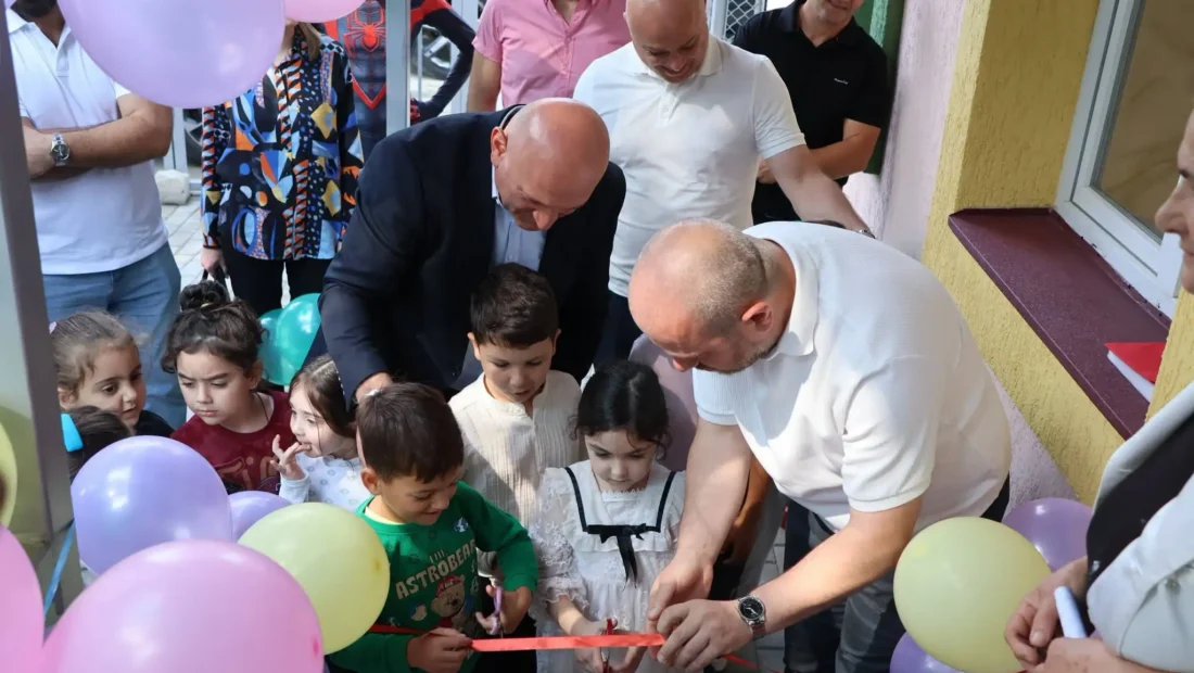 გორის სოფელ რეხაში რეაბილიტირებული საბავშვო ბაღი გაიხსნა